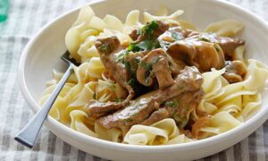 бефстроганов из говядины