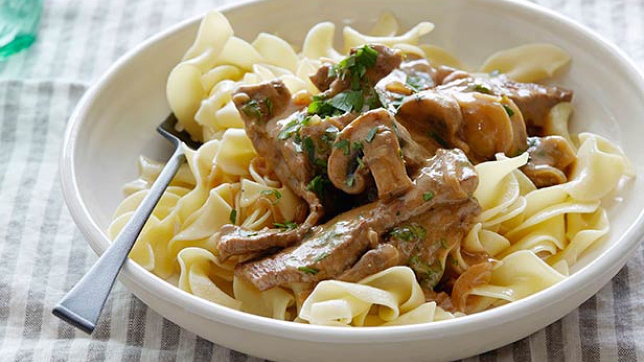 бефстроганов из говядины