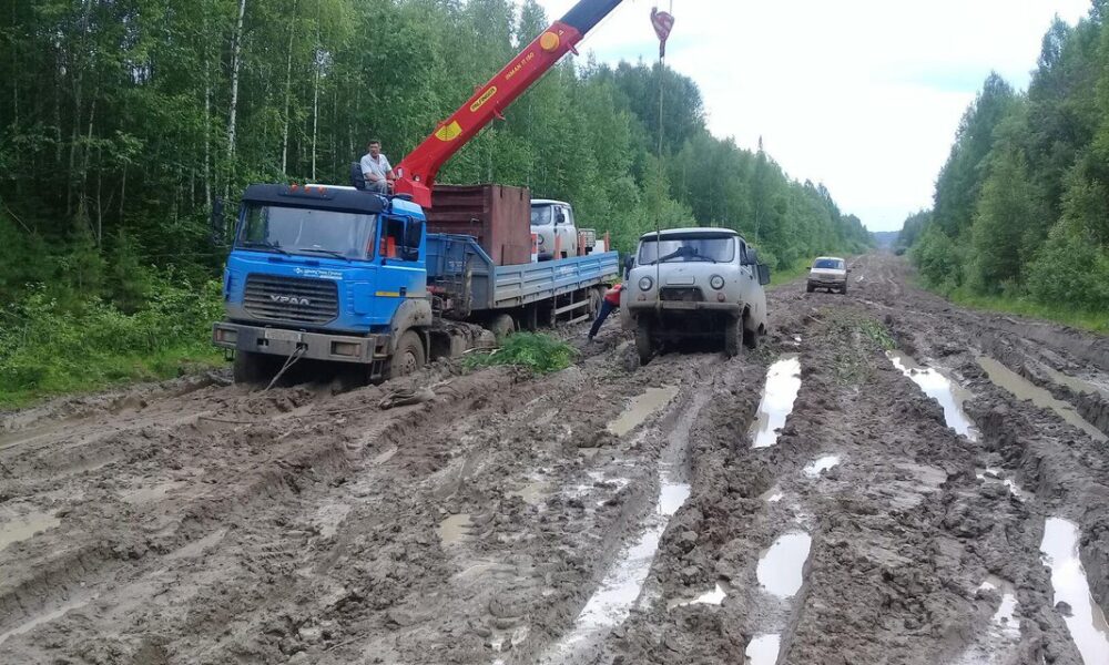 дорога в Сибири