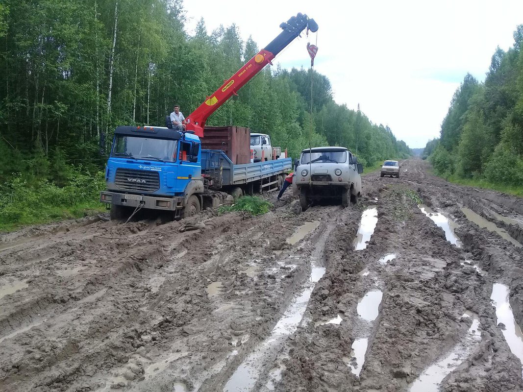 дорога в Сибири