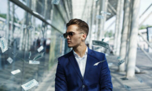 предприниматель деловой в костюме москва сити