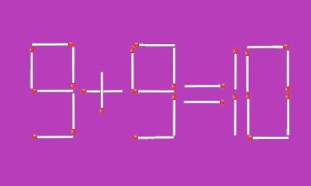 пример 9+9=10, составленный из спичек