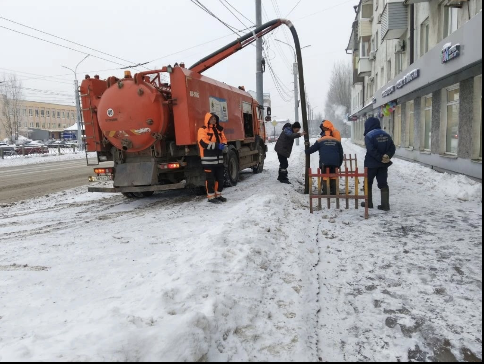 Авария на водопроводе