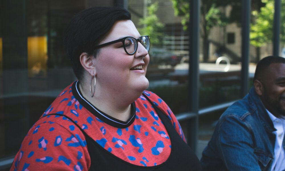 Очень крупная женщина