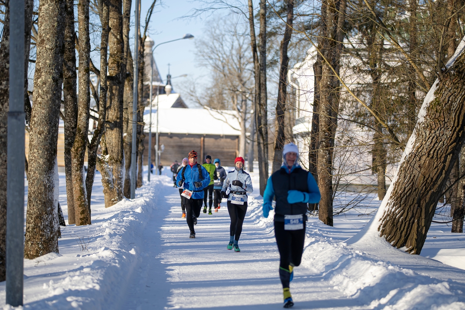 Снежные километры истории