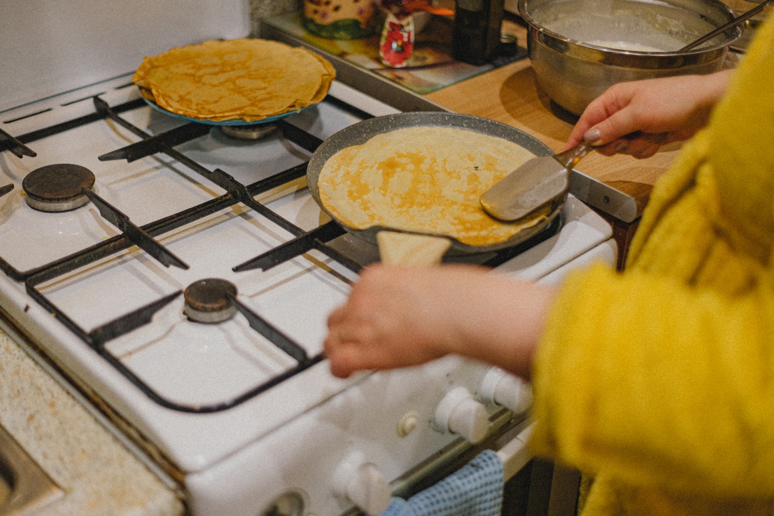 Блины на сковороде