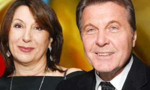 Лев Лещенко и его жена