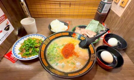 Рамен в японском ресторане