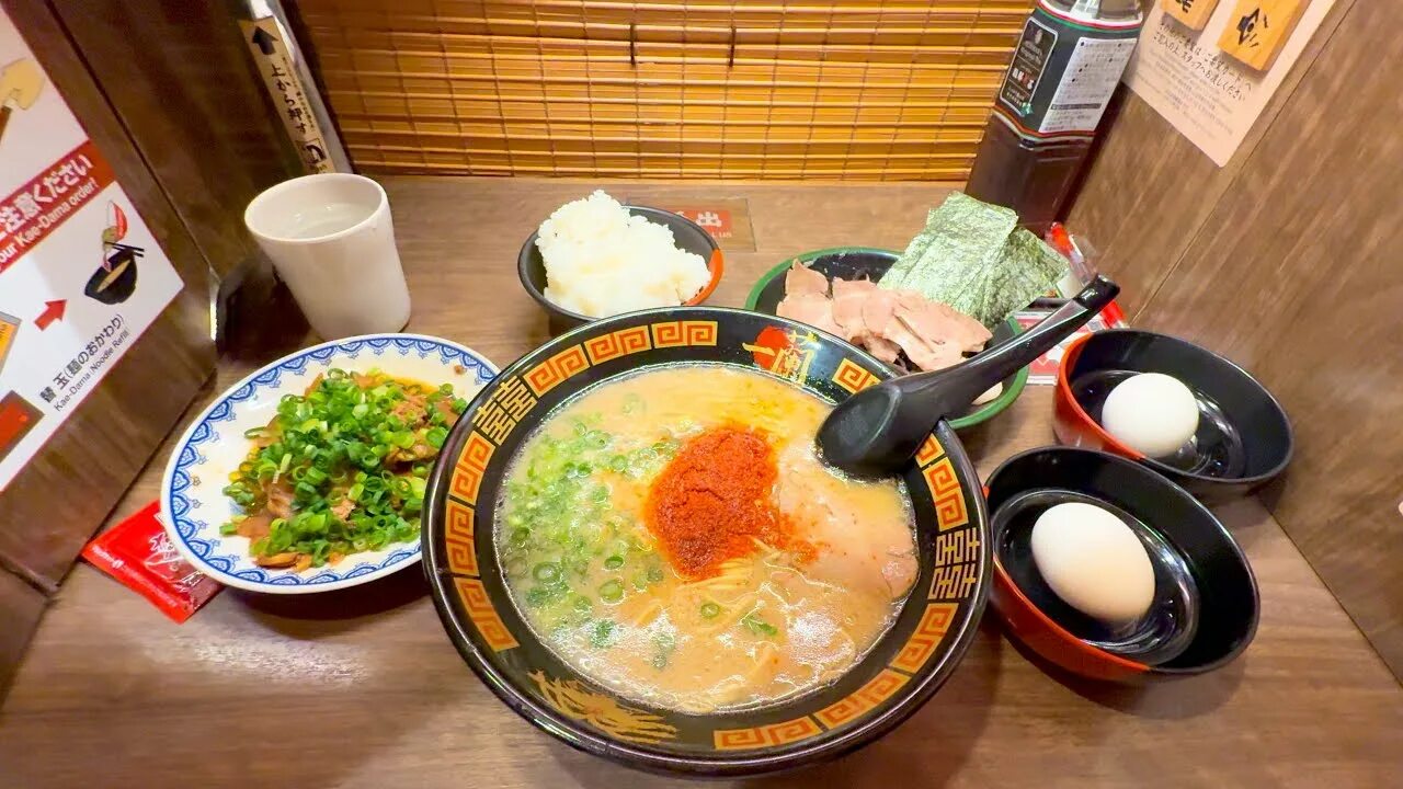 Рамен в японском ресторане