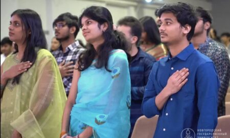 Студенты НовГУ из Индии