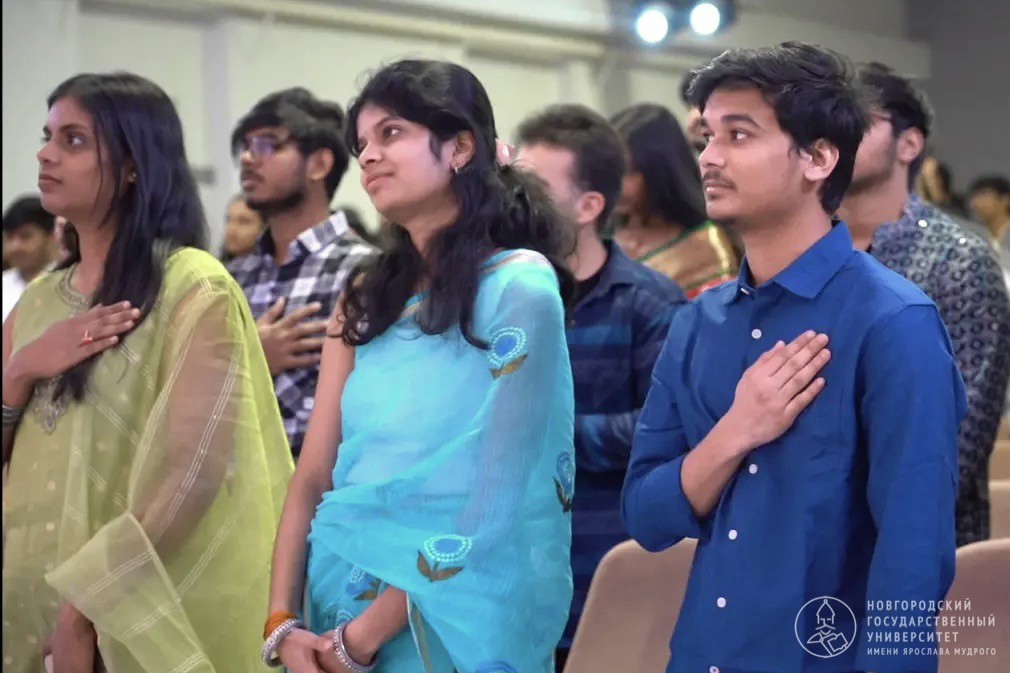 Студенты НовГУ из Индии