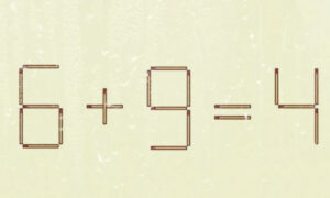 Пример из спичек