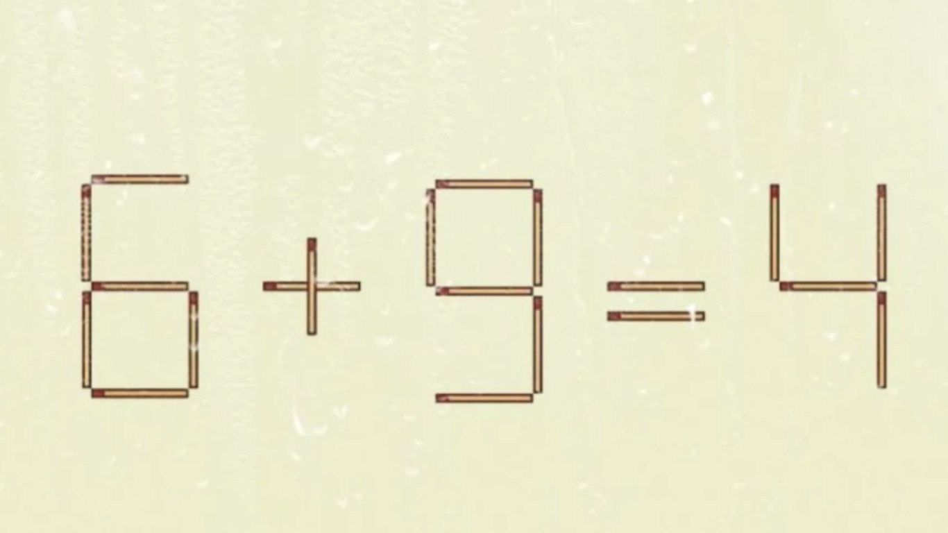 Пример из спичек