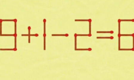 Математический пример из спичек