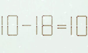 Пример из спичек