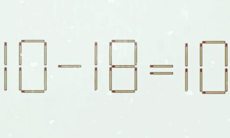 Пример из спичек