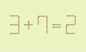 Пример со спичками