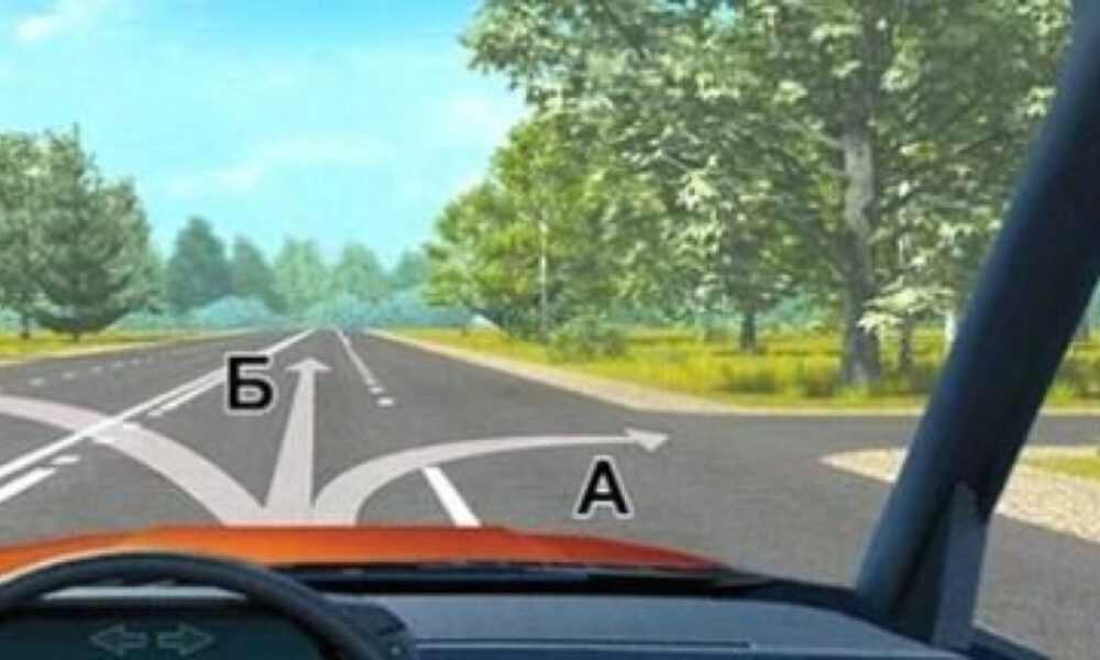 Задача по ПДД с автомобилем