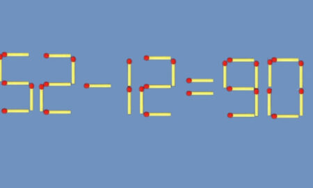 Математический пример из спичек