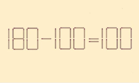 Пример из спичек