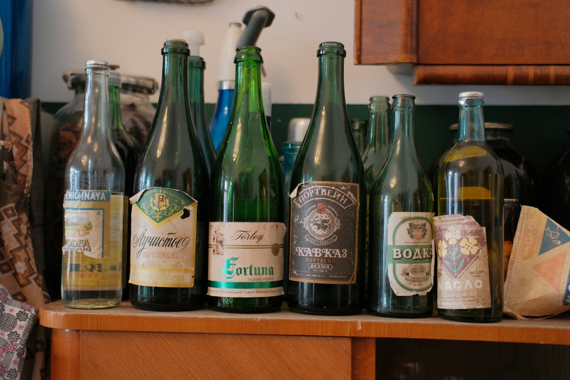 Бутылки из-под алкоголя