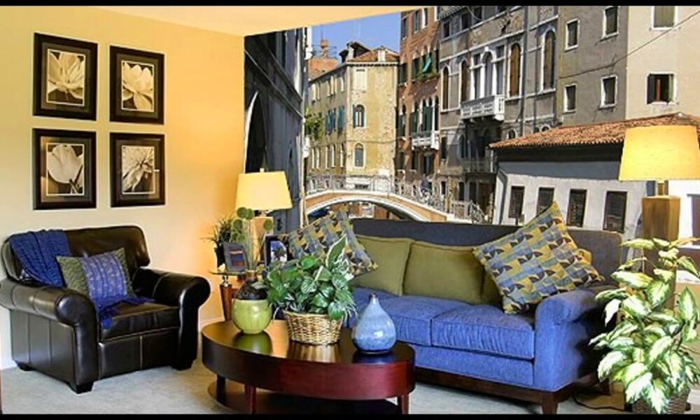 Фотообои и диван