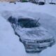 Машина в сугробе
