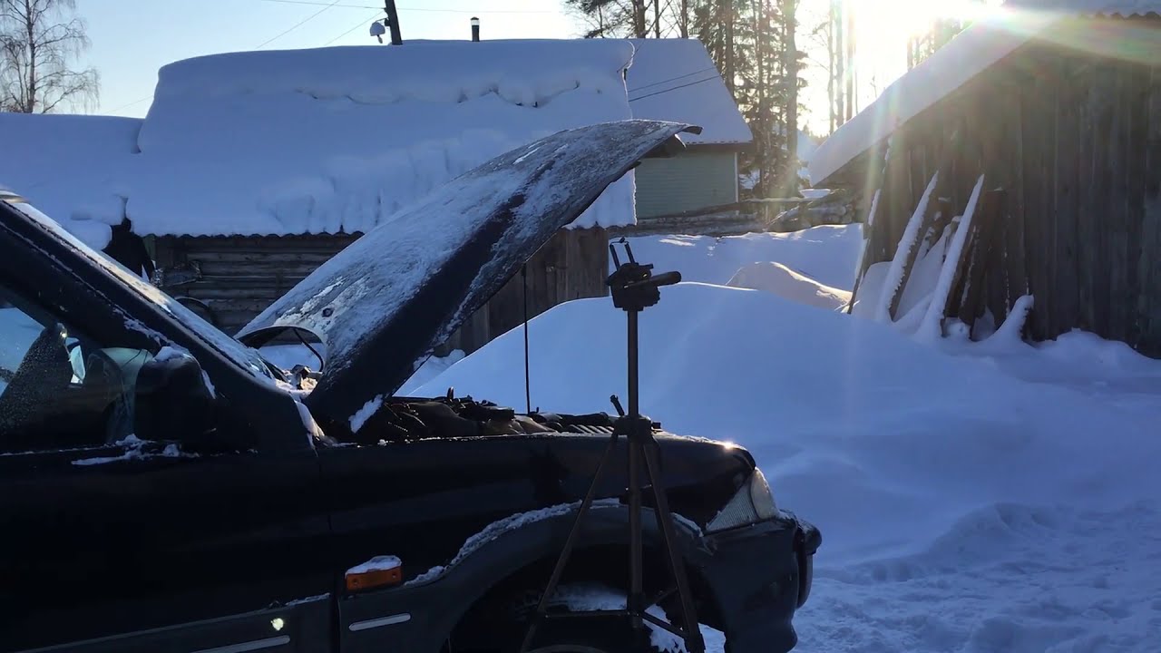 Машина зимой