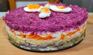 Салат сельдь под шубой