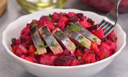 Винегрет с рыбой