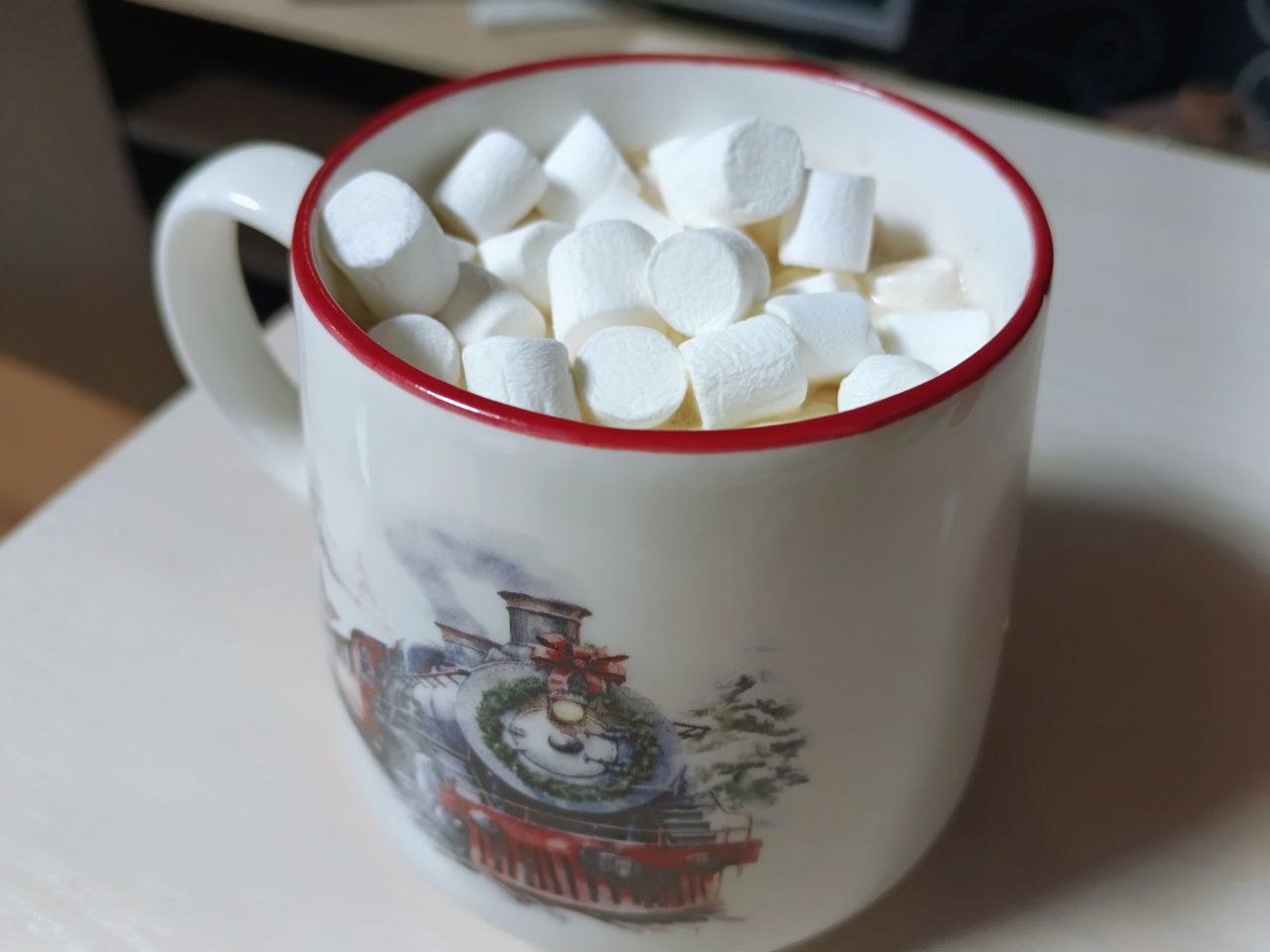 Кофе с маршмеллоу