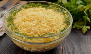 салат Париж в снегу