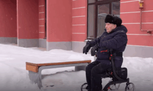 Новгородский долгожитель Василий Крестьянинов