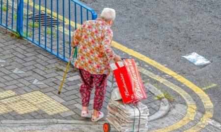 Бабушка с сумками