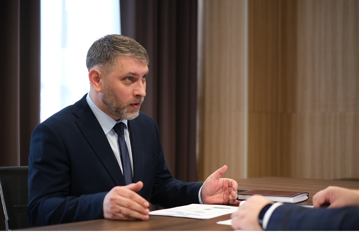 Исполняющиё обязанности главы Старорусского округа Андрей Муромцев