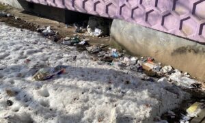 Мусор на проспекте Мира