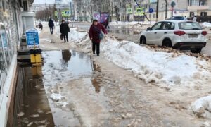 Лужи в Старой Руссе