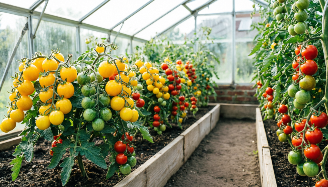 Черри в теплице