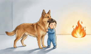 Собака и ребенок