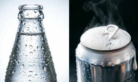 Пиво в стекле и пиво в банке