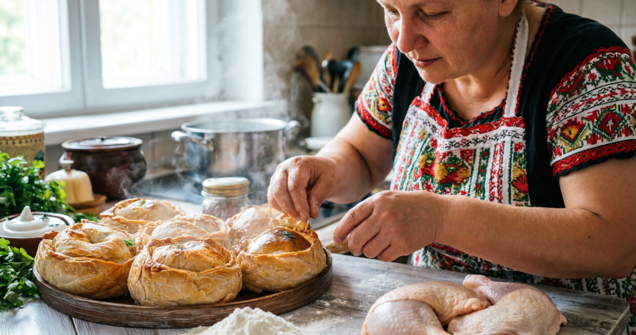 Женщина готовит элеш