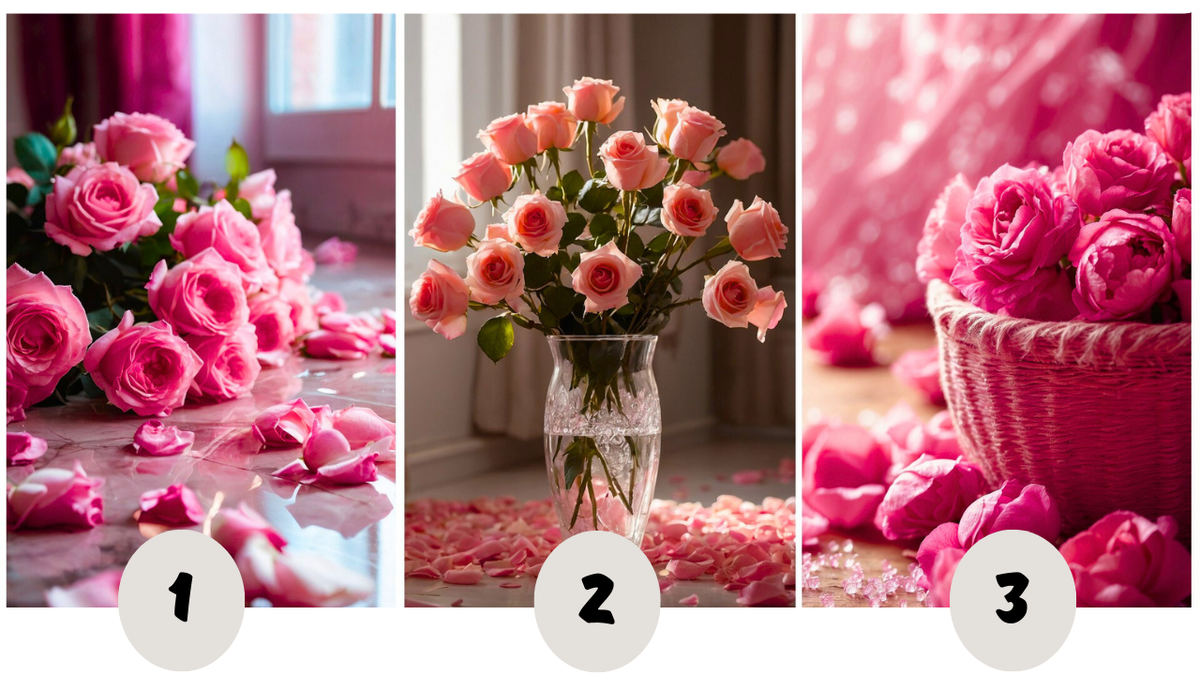 Розовые букеты