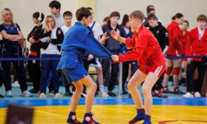 Самбисты на ковре