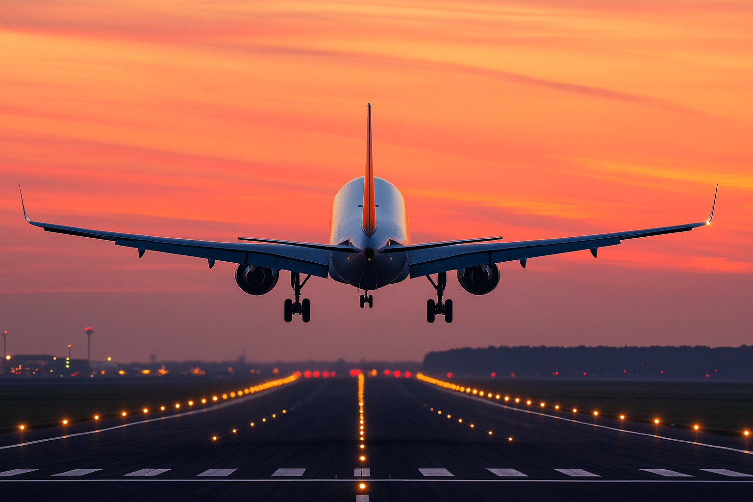 взлёт самолёта