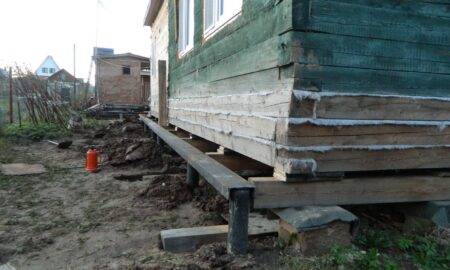 деревянный дом