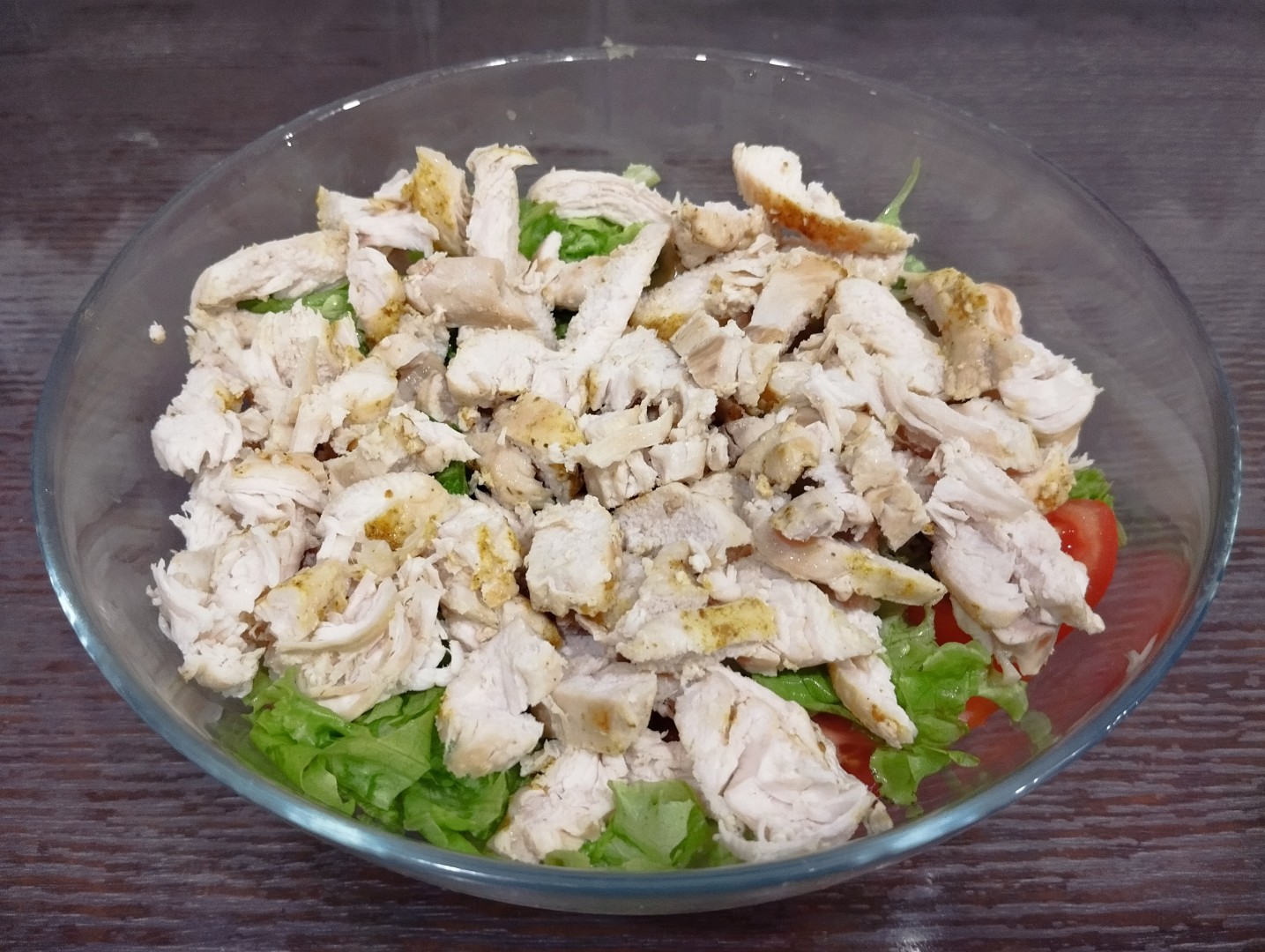 салат с курицей