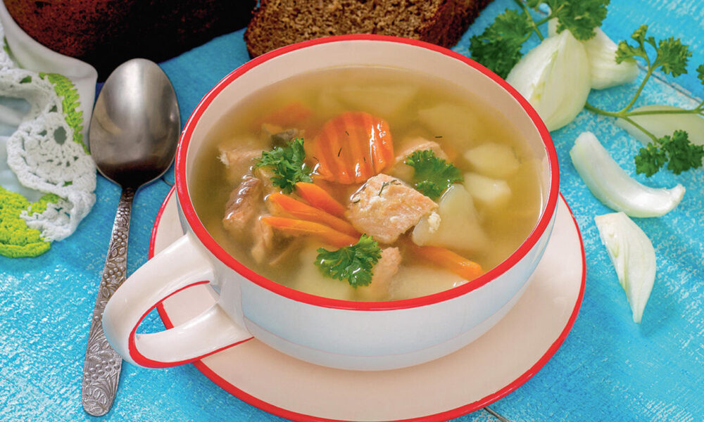 Уха из хариуса