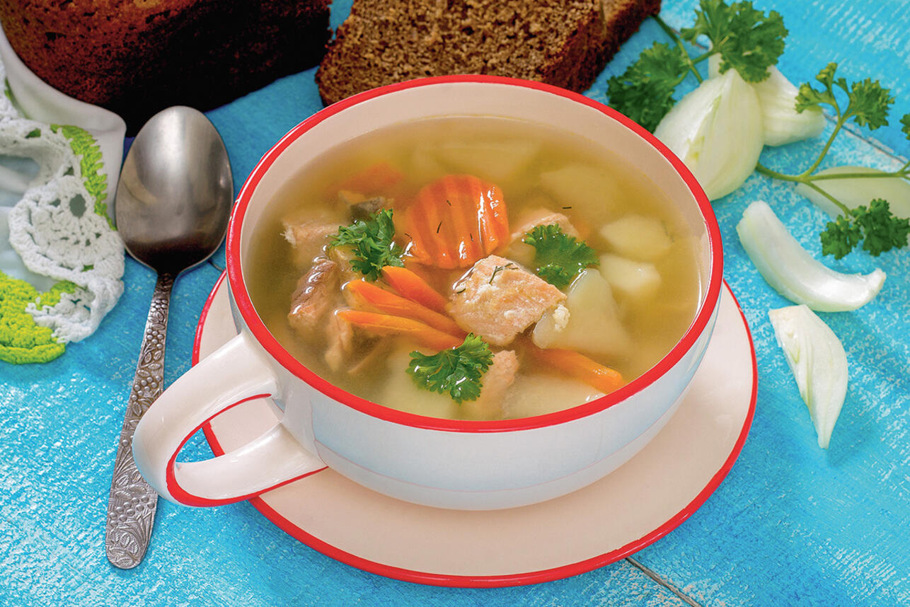 Уха из хариуса