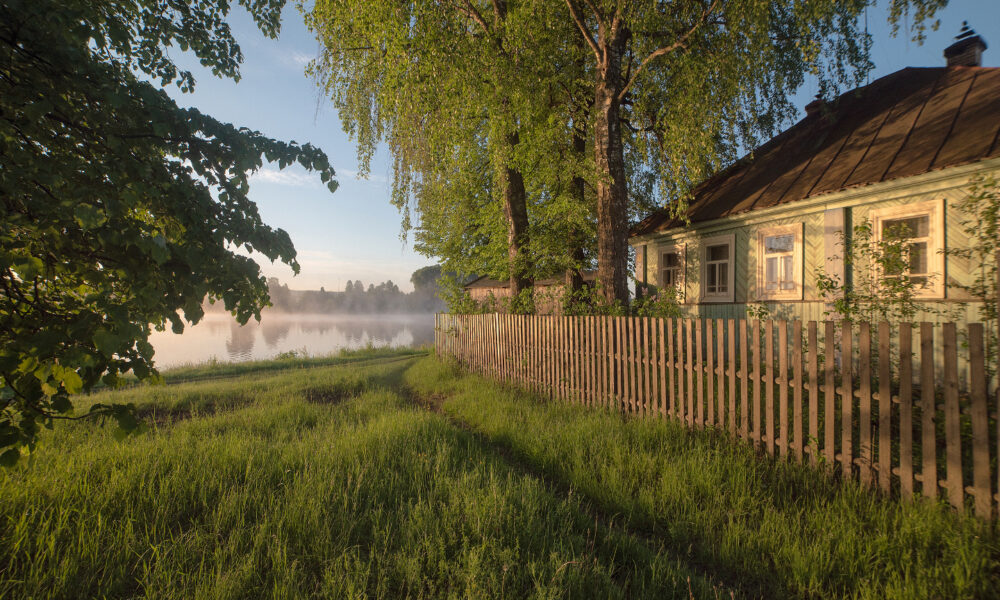 русская деревня