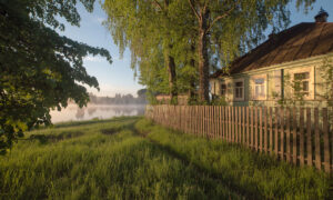 русская деревня